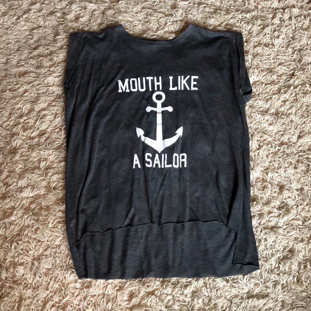 Sleeveless tee